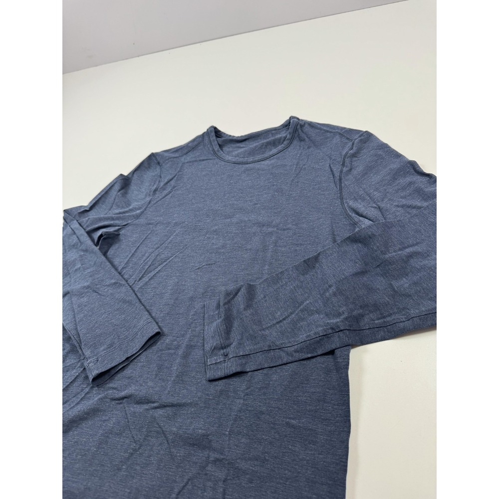 Lululemon Shirt Men's Medium Long Sleeve Crewneck Casual Basic Lightweight - Picture 2 of 8